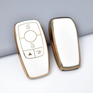 4-nút thông minh <span class=keywords><strong>Key</strong></span> Shell bảo vệ Bìa TPU mềm Car <span class=keywords><strong>Key</strong></span> trường hợp phù hợp cho Mercedes <span class=keywords><strong>Benz</strong></span> E-Class nhà sản xuất - Product Image 2