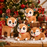 Cadeau de Noël exquis : un jouet en peluche sur le thème d'un faon adorable. Les articles en stock sont disponibles pour une commande directe