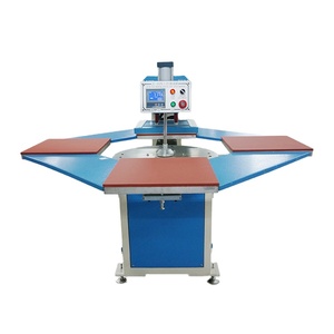 Presse à chaud <span class=keywords><strong>3D</strong></span> par <span class=keywords><strong>sublimation</strong></span> haut de gamme à quatre stations, utilisation pneumatique - Product Image 1