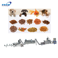 Extrudeuse à double vis pour aliments pour animaux de compagnie avec construction en acier inoxydable et moules personnalisés pour la production d'aliments secs pour chiens et chats