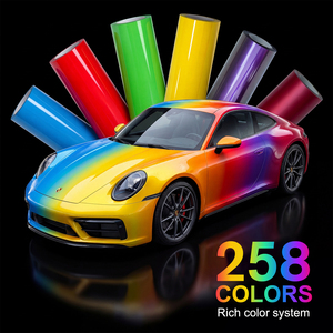 Waterproof PET Crystal Wrapping Film Color Changing Sand Proof Stain Resistant for Car Body - Product Image 4