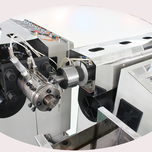 Multilayer/multiwarna sekrup ganda tabung plastik ekstruder mesin pembuat ekstrusi bersama jalur produksi - Product Image 2