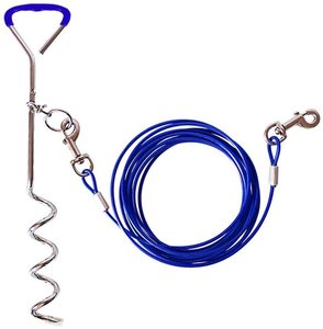 Heavy Duty Pet Tie Out Cable Pet Accessories for <strong>Dogs</strong> up to 120 Lbs - Product Image 5
