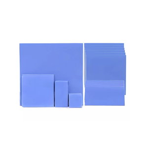 Plaque thermique 40x40/40x80/100x100/200x200mm 0.5-3mm 4W/mK en silicone résistant à la chaleur pour le refroidissement des CPU, GPU et ordinateurs portables - Product Image 1