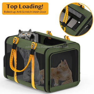 2 Cats & <b>Dogs</b> Foldable Lightweight Comfortable Adjustable Soft-Sided Carrier with Shoulder Strap <b>for</b> <b>Car</b> <b>Seat</b> Travel - Product Image 1