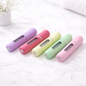 Custom Mini Cylinder Portable Travel Refillable Perfume <b>Bottle</b> 5ml 10ml Empty Perfume Spray Refill Perfume <b>Bottle</b> - Product Image 2