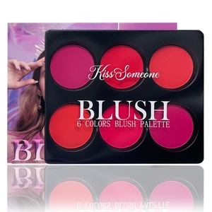 Nueva Paleta de Maquillaje al por Mayor 2026: Colorete Mate Impermeable de 6 Tonos, Tamaño Regular 54g, Estilo Europeo-Americano, Multicolor - Product Image 5