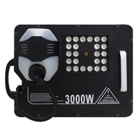 Machine à Fumée DMX 1500W/3000W avec Lumière LED et Télécommande, Équipement de Scène pour DJ, Mariages, Fêtes et Événements