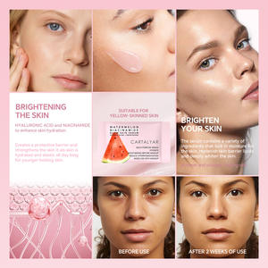 Suero de Maquillaje con Niacinamida de Sandía, Suero Facial Blanqueador, Iluminador, Hidratante y Abrillantador para una Piel Radiante, 2 ml * 30 - Product Image 3