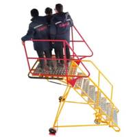 Échelle à plateforme roulante, échelle roulante, échelle de maintenance aéronautique