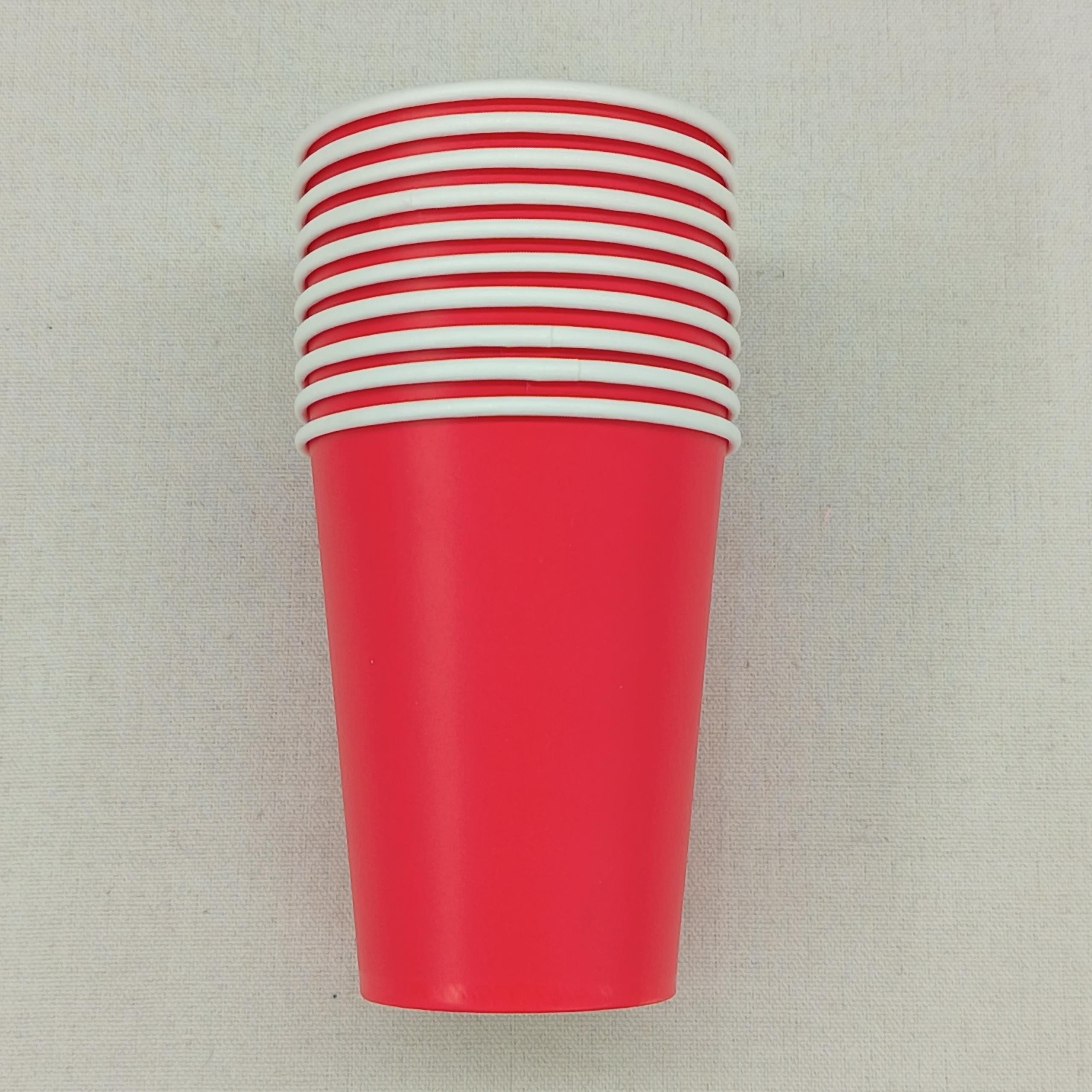 taza roja de 9oz * 10 piezas