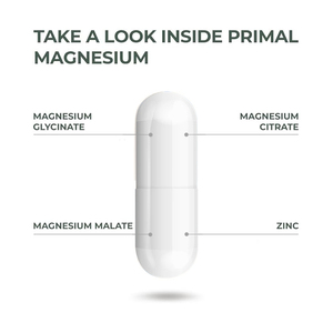 Fabricante de Suplementos Nutracéuticos de Magnesio Primal con Zinc para el Apoyo de Huesos y Músculos, 120 Cápsulas de Magnesio Primal - Product Image 3