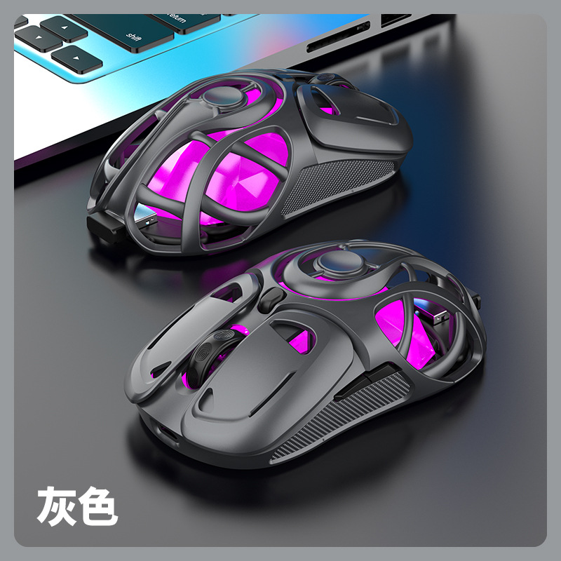 Souris sans fil tri-mode X10 [Taux de sondage 1K] Grise