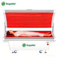 Suyzeko Cámara Profesional de Terapia de Luz Infrarroja para Impulsar la Energía Sanguínea 630nm 660nm 850nm 940nm Cama de Terapia de Luz Roja con 510K