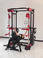 Usine en vrac Gym utiliser équipement de Fitness entraîneur multifonctionnel Power Cage Smith Machine Squat Rack Offre Spéciale