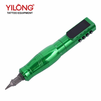 Mesin Tato Elektrik Nirkabel Yilong, Motor Hollow Cup, Bodi Alloy, Baterai Lithium Isi Ulang, Dapat Diatur, Tahan Lama