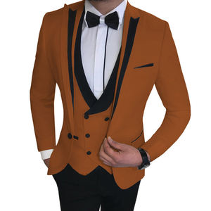 2021 nouveau blazer hommes de haute qualité coupe ajustée hommes costumes d'affaires vêtements de cérémonie hommes costumes 3 pièces conceptions de <span class=keywords><strong>costume</strong></span> - Product Image 4