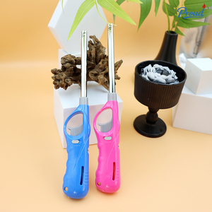 Briquet de cuisine au butane rechargeable, coupe-vent, allumage électrique, flamme réglable pour cuisinière à gaz, barbecue - Product Image 3