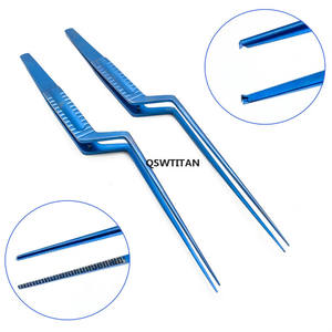 ملقط أورام صغير, ملقط أورام صغير حلقي مسنن لامساك الأنسجة وأدوات جراحة الأعصاب من التيتانيوم - Product Image 6