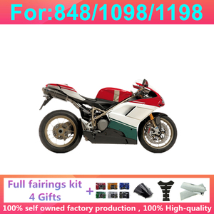 Kit Completo de <span class=keywords><strong>Carenado</strong></span> de Inyección para Motocicleta, Compatible con <span class=keywords><strong>DUCATI</strong></span> 848 <span class=keywords><strong>1098</strong></span> 1198 1198s 2007 2008 2009 2010 2011 2012 - Product Image 6