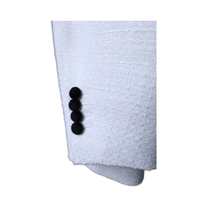 <span class=keywords><strong>Costume</strong></span> de Mariage <span class=keywords><strong>Homme</strong></span> <span class=keywords><strong>Blanc</strong></span> <span class=keywords><strong>et</strong></span> <span class=keywords><strong>Rouge</strong></span> Patchwork Respirant, Revers Pointus, Double Boutonnage, Fermeture Éclair, Coupe Ajustée, Taille XL - Product Image 5