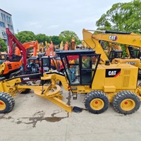 Niveleuse à moteur CAT 140K d'occasion, Caterpillar 140K 140H, niveleuse de construction routière avec peu d'heures de fonctionnement, à vendre