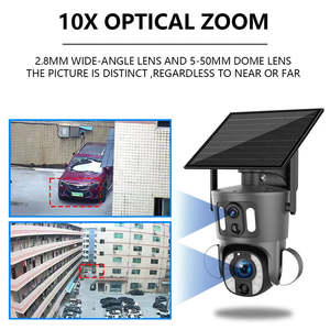 Caméra solaire de vidéosurveillance Ubox Zoom 10x HD 3K 6MP sans fil 4G, étanche, PTZ, double objectif, surveillance de sécurité pour la maison et l'extérieur. - Product Image 6