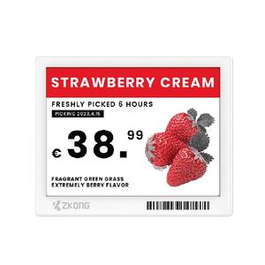 Zkong 5,8 дюймовая электронная этикетка с NFC <span class=keywords><strong>EAS</strong></span> интегрированный Электронный Ценник для магазина электроники, системы безопасности для розничной торговли - Product Image 6