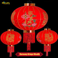 50cm Polyester chinesische Laterne rote Laterne Festival Dekoration Neujahrs dekoration Akzeptieren Sie kunden spezifische Festival Dekoration Laterne