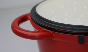 Casserole en fonte émaillée de forme ovale, très vendue, couleur, marmite, ustensiles de cuisine - Product Image 6