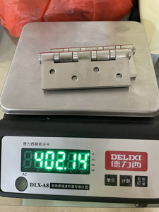 Cerniera per Porta e Finestra in Acciaio Inox con Logo Personalizzato, Alta Qualità, Spessore 3mm, Piastra di Copertura Piatta, 229g - Product Image 4