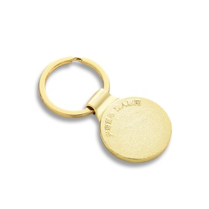 Hot Selling Simple Design Standard <b>Keychain</b> <b>Personalized</b> Epoxy Sticker Gold Metal <b>Keychain</b> - Product Image 6