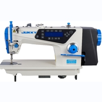 Machine à coudre industrielle à grande vitesse JUKKY 9900-D4, machine à coudre à point de bourdon automatique informatisée avec coupe-fil automatique