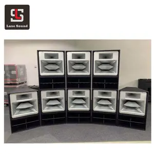 Fabricante de sonido Lase, gran oferta para exteriores, potente sistema de Audio profesional, caja de altavoz de rango completo de 3 vías para escenario de conciertos en vivo