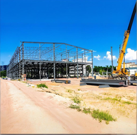 RUIXING – Hangars de construction modulaires préfabriqués en acier modernes avec garantie de plus de 5 ans pour ateliers, garages et salles d'exposition automobiles