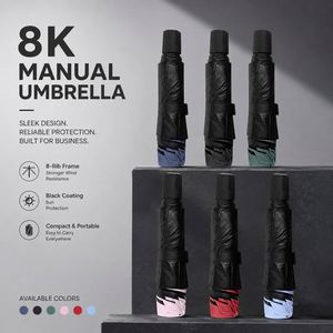Wholesale Umbrella with Custom Logo Printing Promotional Gift Business Personalized Manual Folding Umbrella - Product Image 2