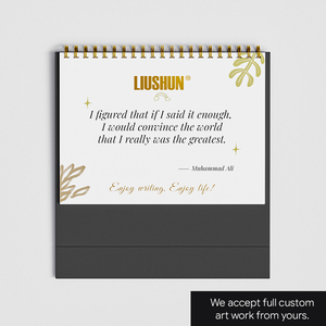 Cadre de calendrier de positivité personnalisé 2026 : Cartes d'affirmation quotidiennes avec nombre de feuilles réglable - Créez votre propre système de motivation - Product Image 3
