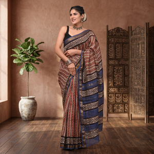 Sari en soie MAHESWARI pour les occasions de mariage - Product Image 2
