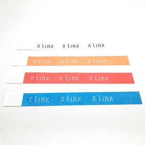 צמידי טייבק חד פעמיים להדפסה במדפסת הזרקת דיו, ידידותיים לסביבה, עמידים, ברוחב 19 מ\"מ/25 מ\"מ, מגוון סגנונות, למסיבות ופסטיבלים - Product Image 4