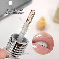 SHAQINUO Huile à lèvres hydratante au miel, mini format bulbe, légère, non collante, atténue les ridules, gloss nourrissant pour usage quotidien