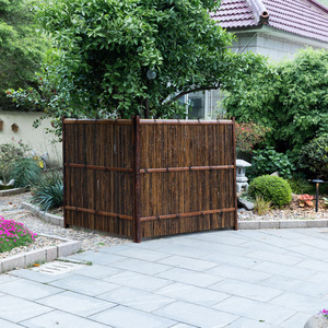 Recinzione <span class=keywords><strong>in</strong></span> Bambù Naturale Fatta a Mano <span class=keywords><strong>in</strong></span> Stile Cinese, Ecologica e Personalizzabile, 180cm, per Cortile <span class=keywords><strong>Esterno</strong></span>, Balcone, Piccolo Giardino - Product Image 5