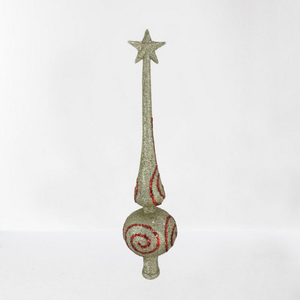 Neues Design 28cm Bunte Baum dekoration in Kalebasse nform mit gemalter Weihnachts verzierung - Product Image 3