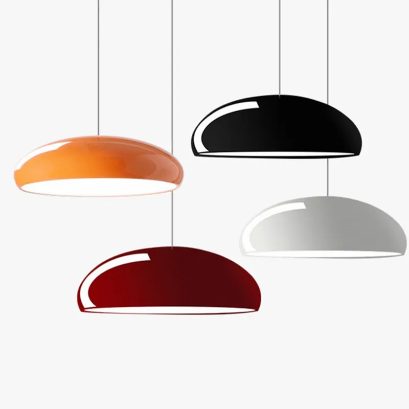 Modern metal macaron ceiling chandelier led pendant light nordic dining room kitchen bar hanging lights