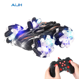 Voiture télécommandée AiJH 4WD avec effets lumineux et musicaux, voiture de cascade télécommandée, voiture à double face télécommandée, voiture à bascule - Product Image 1