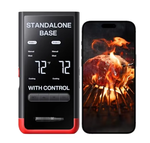 Zertifiziertes eigenständiges Bluetooth Smart Fleisch thermometer 6 Sensoren 2 Sonden Unbegrenztes digitales Grill thermometer mit WLAN-Reichweite - Product Image 1