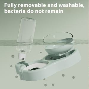 Factory Customized Smart <strong>Plastic</strong> Cat <strong>Bowl</strong> and Water Dispenser Automatic Pet Feeder Factory Wholesale for <strong>Dogs</strong> - Product Image 2