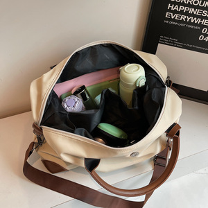 Factory Price New Large Capacity Lightweight Zipper Water-Resistant Nylon Travel Bag Single Shoulder Bagpack for Daily Use - Product Image 4