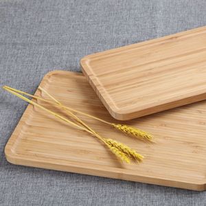 Plateau rectangulaire en bambou « Arbre d'amour millénaire » avec personnalisation du logo pour le service du thé et la pâtisserie - Product Image 3