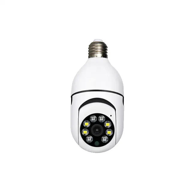 Light Bulb Surveillance Camera Home Wireless WiFi High Definition 360 Panoramic Rotating Night Vision Full Color 4G Camera