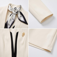 Ensemble de tailleur blanc pour femme, ensemble de tailleur de bureau pour femme, ensemble de tailleur professionnel pour femme, ensemble de tailleur deux pièces pour femme